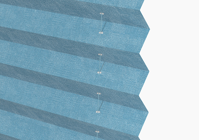 Pleated, Stone Blue - Perfect Fit Blind - Image 4